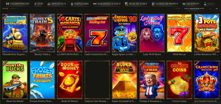 kyngs casino jeux